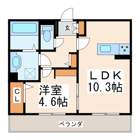 東海学園前駅 徒歩13分 1階の物件間取画像